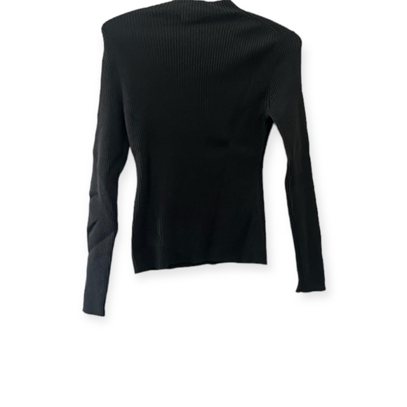 H&M Mock Turtle Neck Ripped Long Sleeve - Picture 2 of 3